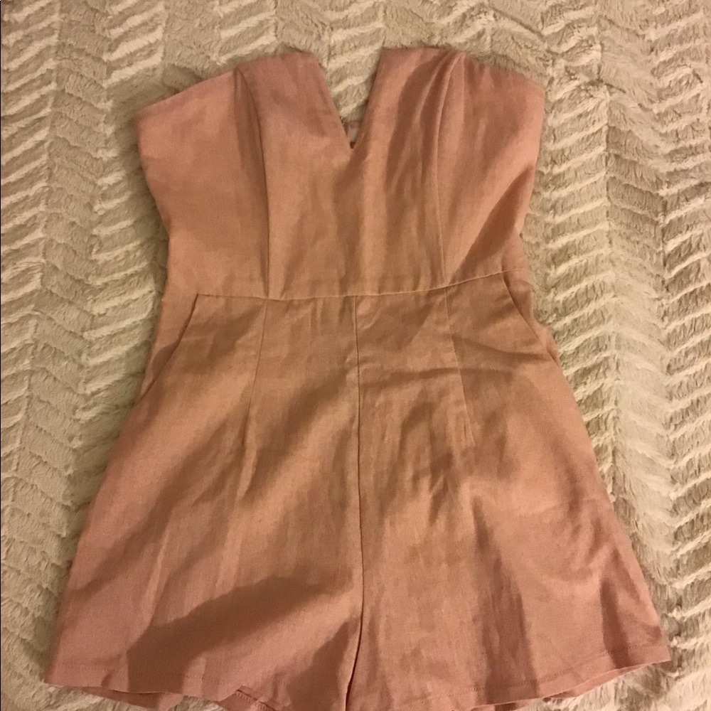 Blush pink never worn showpo romper